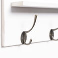 thumbnail image 5 of American Art Decor Addie Joy To Do Decorative Key Holder & Mail Organizer with Wall Hanging Storage Basket, Shelf, and Hooks - Distressed White Wash, 5 of 6