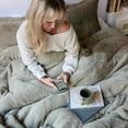 thumbnail image 4 of Coma Inducer Bae, She Thick® - ® Oversized Comforter Set - Silver Sage King, 4 of 4