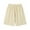 Beige, variant on Plebaso Men's Big and Tall Shorts Elastic Waist Drawstring Casual Shorts Solid Color Loose Summer Shorts