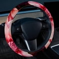thumbnail image 2 of Petal flower 14.5 Inch Printing PVC Leather Auto Accessories Steering Wheel Covers Car Wheel Covers Steering Wheel Cover, 2 of 6