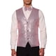 thumbnail image 1 of INSPIRE CHIC Chaleco de lentejuelas brillantes para hombres con corbata de moño XL Rosa, 1 of 6