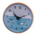 thumbnail image 4 of CNKOO Small Suction Clock  Wall Clock  Bathroom Suction   Refrigerator Clock  Living Room Clock - Blue  75x35mm, 4 of 7