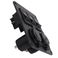 thumbnail image 4 of Car Marine Green LED Single Rocker Light Switch + CarCigar Lighter, 4 of 7