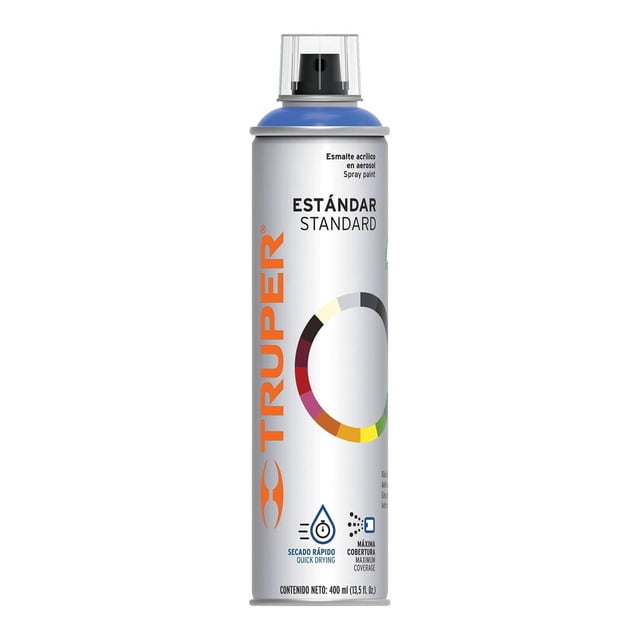 Pintura en aerosol fluorescente azul Truper TRUPER PAF-AZ