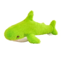 BESTSKY Shark Pillow,Unique Shark Plush Design Shark Plush Cushion,Super Soft and Huggable Lifelike Fins and Tail Details Shark Soft Pillow,Green
