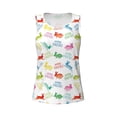thumbnail image 4 of Lsque Happy Easter Rabbit Printed Workout Tank Tops for Women, Athletic Sports Tank Tops, Compression Sleeveless Dry Fit Shirts,Sleeveless Yoga Shirt-Small, 4 of 9