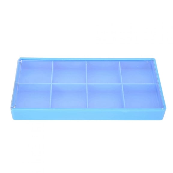 Storage Box, 8 Grids Container With Compartments Plastic Storage Box, Necklace For Earring Bracelet
