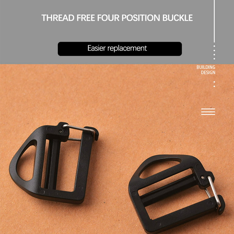 B224 Metal Slider adjustable Lock Buckle Belt Backpack strap Adjuster – i Sew  For Doll