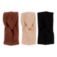 thumbnail image 2 of Yuangui 3 Wide Elastic Ear Warmer Headbands for Cold Weather - Color 2, 2 of 10