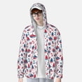 thumbnail image 2 of Balery Happy Columbus Day Sudadera ligera de manga larga con capucha y protección solar UPF 50+ para hombre y mujer, ideal para pesca y running-XX-Large, 2 of 7