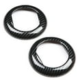 thumbnail image 3 of Air Outlet Cover Trim,2pcs Carbon Fiber Style Front Air Vent Cover Trim Air Outlet Trim Exquisite Design, 3 of 5