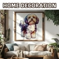 thumbnail image 6 of Wooden Jigsaw Puzzle - Colorful Havanese Dog, Irregular Animal-Shaped Pieces, Challenging Family Game for Adults & Kids, Pet Art Home Wall Decor, 6 of 6