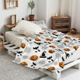 thumbnail image 7 of Haunted Halloween Throw Blanket Soft Throw Blanket for Couch, Bed, Sofa Luxurious Warm and Cozy for All Seasons (Haunted Throw), 7 of 7