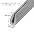 thumbnail image 2 of Uxcell Length U Seal Edge Trim Fits 1/64" - 1/16" Grey 10 Feet, 2 of 5