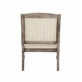 thumbnail image 4 of Watson Accent Lounge Chair, Graywash with Tonal Beige Linen Stripe Fabric, 4 of 9