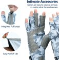 thumbnail image 3 of 1 par de guantes de pesca Sincero L/XL grises antideslizantes de camuflaje, 3 of 5