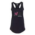 thumbnail image 2 of Wild Bobby, Loved John 3:16 Inspirational/Christian Women Racerback Tank Top, Black, Small, 2 of 6