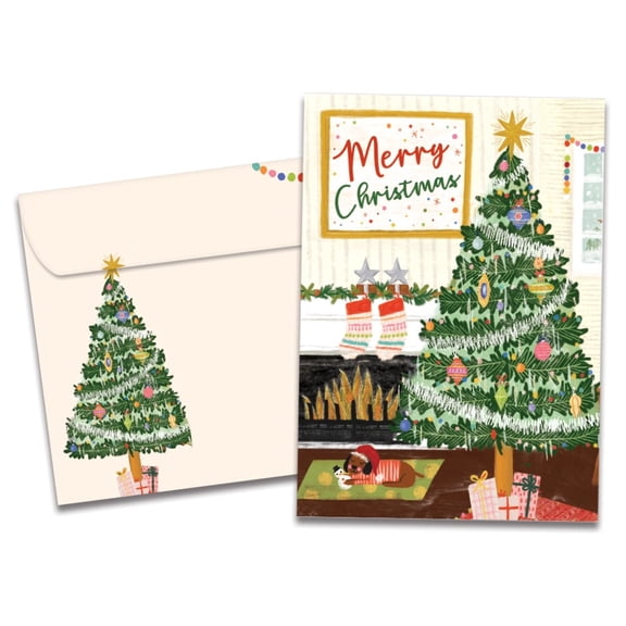 Tree-Free Greetings Christmas Greeting Card, 5x7, Warmth This Season (GO65383)