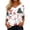 Green, variant on 3/4 Sleeve Christmas Shirt for Women Loose Fit Graphic Tee, Holiday Pullover Blouse with Festive Print Casual Plus Size Top