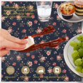 thumbnail image 6 of Pioneer Flower Floral Print Pattern Round Tablecloth 60 X 60 Inch, Wrinkle Resistant Wipeable Table Cloth for Kitchen Dining Picnic Patio Party, 6 of 6