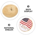 thumbnail image 3 of unbranded 5Ud Broches Coleccionables Aniversario Usa Pines Multicolor Para Uso En Y Accesorios, 3 of 7
