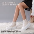 thumbnail image 4 of CHEERMORE Women Platform Female Casual Canvas Shoes Adult US 10 Beige, 4 of 8