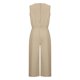thumbnail image 5 of ICHUANYI Clearance Jumpsuits For Women Sleeveless Pocket Solid Color Loose Straight Pants Fashion Romper Pants(Khaki, S) ICHUANYI WER2023080709499, 5 of 8