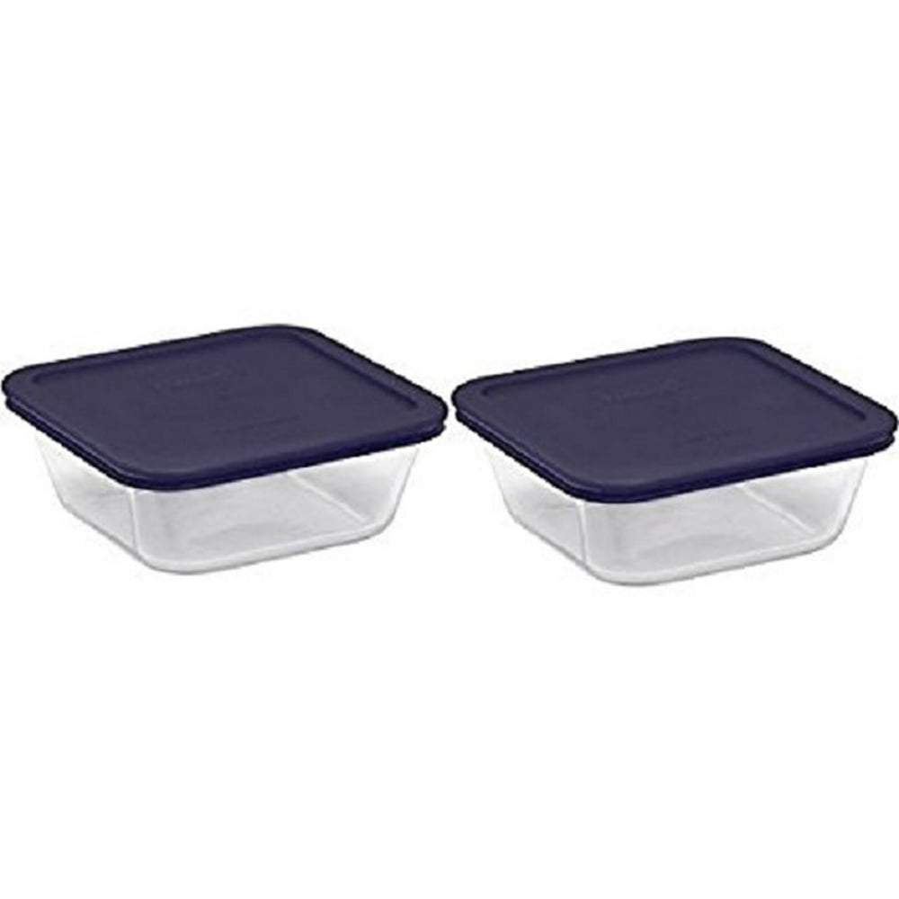pyrex square glass food storage containers