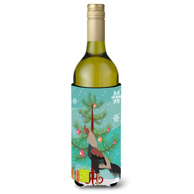 Caroline's Treasures Kulang Chicken Christmas Decorative Bottle Hugger 750ml Multicolor""
