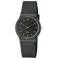 thumbnail image 2 of Classic Quartz Black Watch with Resin Strap, 35mm, 100 Meter Water Resistant, 2 of 2