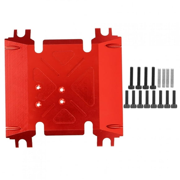 MAYUJIAA Center Gear Box Mount Skid Plate Accessory Fit for AXIAL WRAITH 90018 90048 1/10 RC CarRed HW313-38731