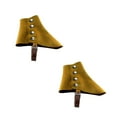 thumbnail image 2 of Polainas para Hombre, Polainas de Gángster, Accesorios para Fotos Rugientes, Fundas para Zapatos, Polainas a Presión Marrón, 2 of 8