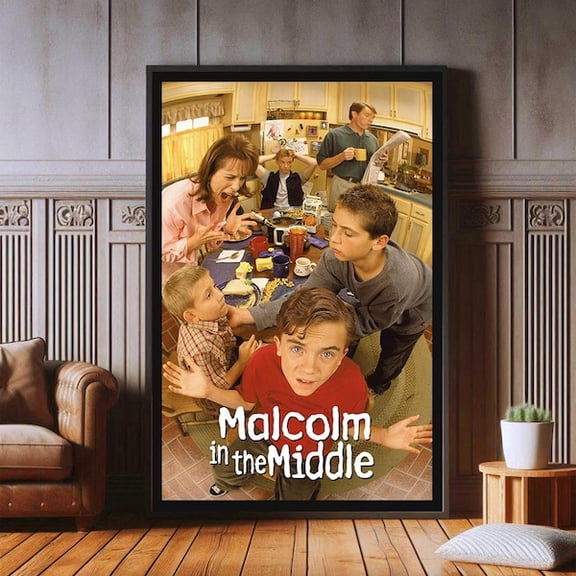 Malcolm In The Middle Poster Print: Wall Art Decor- Wall Art Print, 8x12 UNFRAMED