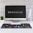 thumbnail image 2 of Large Gaming Mouse Pad,Long Desk Mat, ,XL Keyboard Pad, Desktop Accessories Home School Edges Mousepad Big Computer Office Essentials XXL Orange Blue Cute Cat 31.5 X 11.8 Inch, 2 of 6