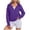 Purple, variant on Loopsun Womens Outerwear Coats, Hooded Sweatshirts Jackets for Women, Women's Casual Solid Long Sleeve Drawstring Hooded Zipper Sweatshirt with Pockets and Thumb Hole Army Green, XXL