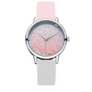 PVCS Juxiaosho Ladies Fashion Watch Clock Watch Leather Casual Dress Wrist Crystal