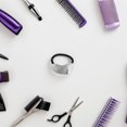 thumbnail image 4 of unbranded 10Ud Metal Ponytail Holders Con De Hoja Para Fino Y, 4 of 8