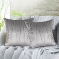 thumbnail image 1 of Fiudx Fundas de Almohada Suaves, Tejido de Poliéster Transpirable, Tacto Suave y Acogedor, Elegante Decoración Gris para Sala de Estar, Sofá, Cama, Estilo Rústico, 45 X 45 Cm, Ideal Como Regalo., 1 of 6
