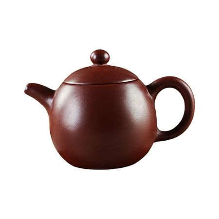 guohui Clay Teapot with Cover Redware Tea Pot for Kitchen Home and Hotel E