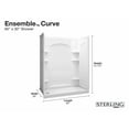 Sterling 72170110 Ensemble 60" X 311/4" X 761/2" Vikrell Shower
