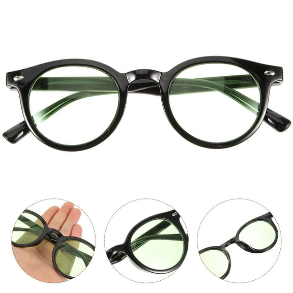 WASHWEPE Plastic Round Sunglasses for Men and Women UV Protection Fashion Style 1 Pair