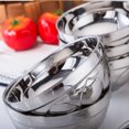 thumbnail image 3 of Stainless Steel Rice Bowl Double Layer Insulation and Anti-scalding Bowl Multi-function Soup Food Bowl Home Kitchen Tool, 3 of 9