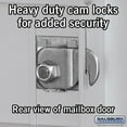 thumbnail image 2 of SALSBURY INDUSTRIES 3704S-02ARP Horiz Mailbox,Prvt,2Dr,Alum,RL,16-1/2in, 2 of 2