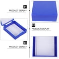 thumbnail image 5 of KAKOWELY Microscope Slide Box 2pcs Multi Slots Microscope Slide Box Slide Storage Holder Slide Storage Container3.54"X3.15"X1.26", 5 of 5