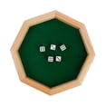 thumbnail image 2 of Miangastore Bar Dice Game Toys Wooden Octagonal 1 Set 4.13X4.13X1.10Inch, 2 of 8