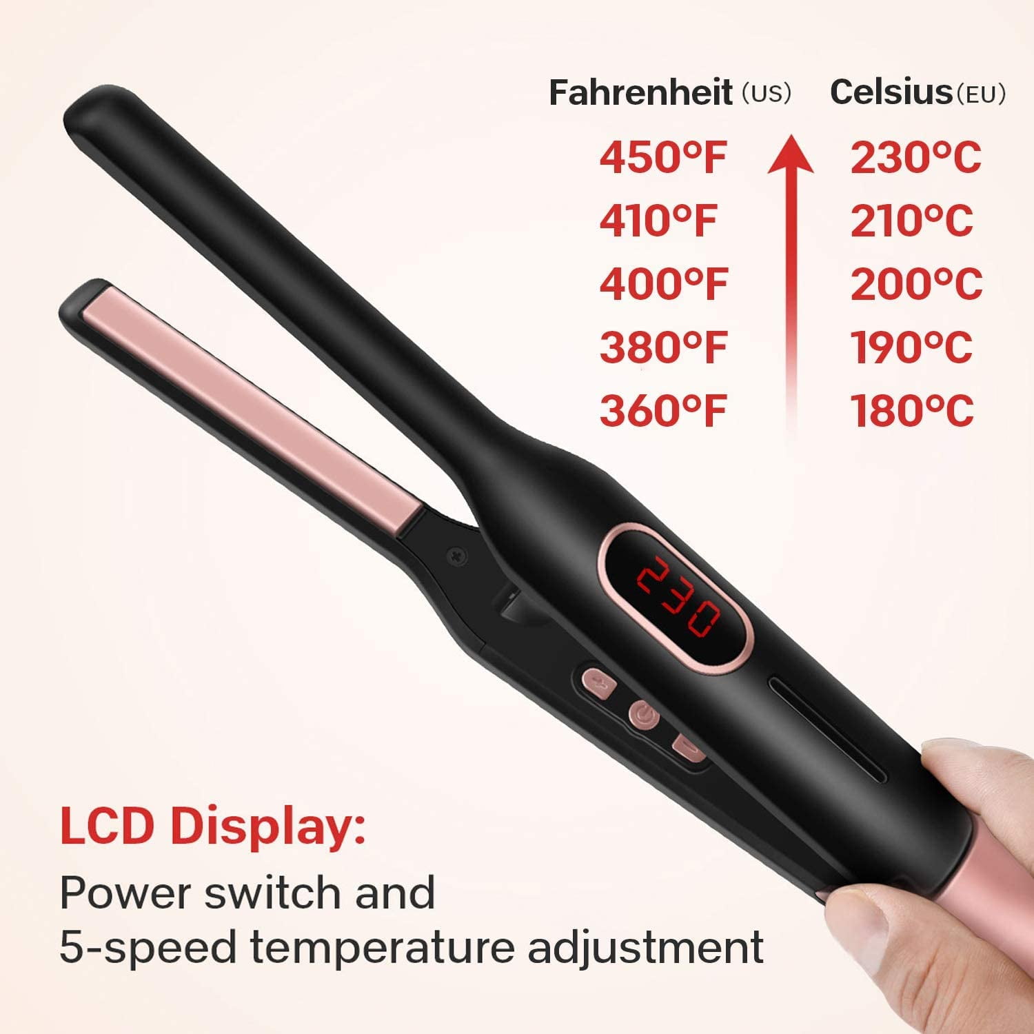 Hair straightener under 400 discount