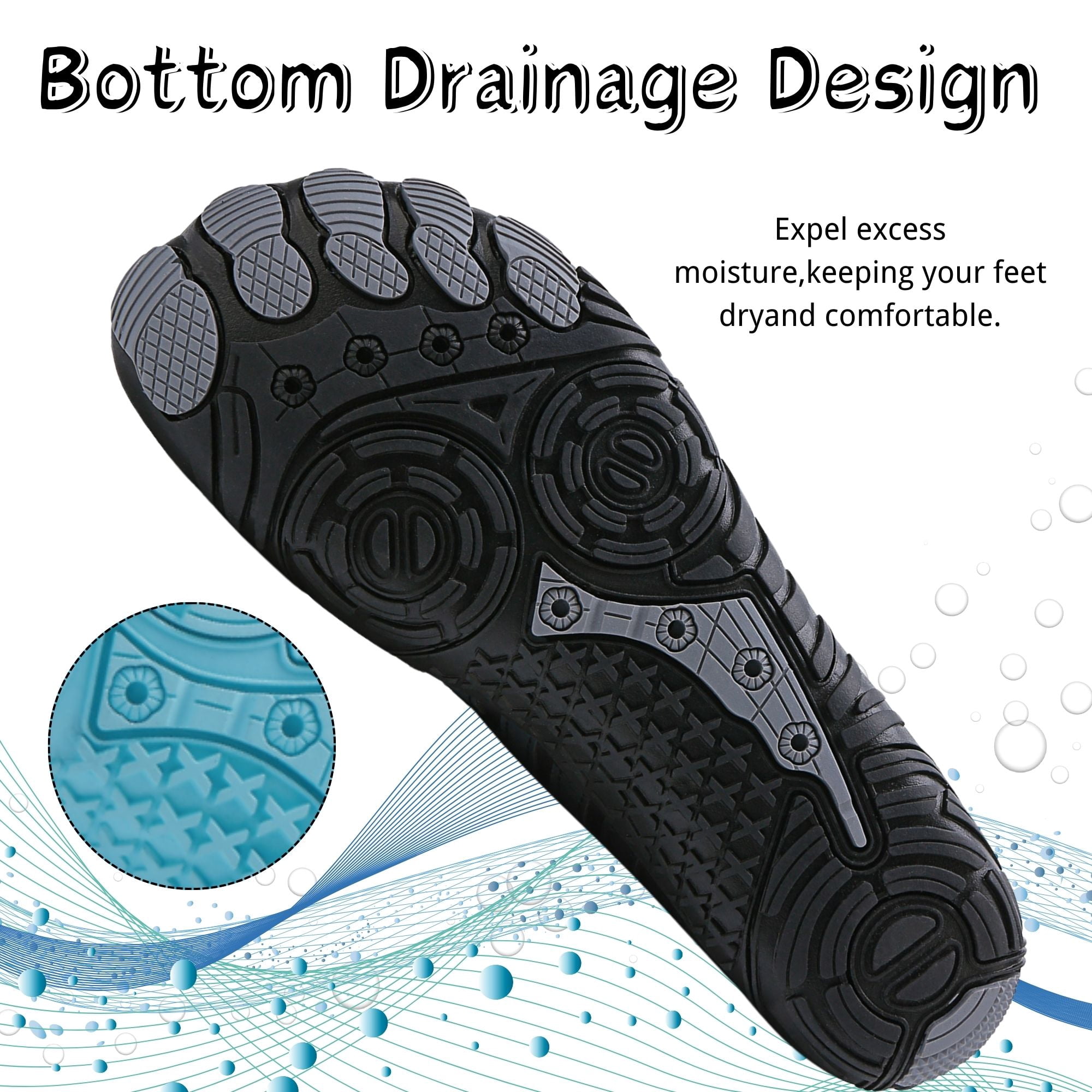 BERANMEY Hiking Barefoot Shoes Womens Mens Non-slip Quick Dry Breathable Water Shoes for Women Athletic Shoes Workout Shoes with Drainage Lightweight Grounded Footwear