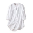 thumbnail image 2 of Aloohaidyvio Tops for Women ,Womens Casual T-Shirt Short Sleeve V-Neck Sweatshirt Tops Blouse, 2 of 6
