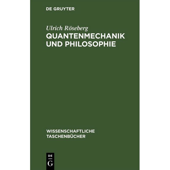 Wissenschaftliche TaschenbÃ¼cher Quantenmechanik Und Philosophie, Book 192, (Hardcover)