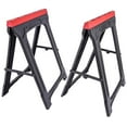 thumbnail image 7 of JEGS 80167 Folding Sawhorses Sturdy Weather-Resistant Polypropylene 350 lb. Capa, 7 of 7